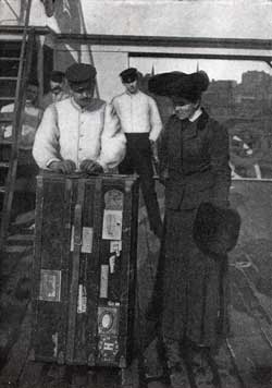 Baggage Steward Assisting Passengers