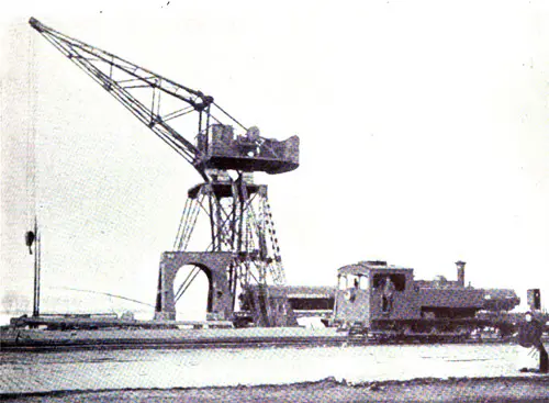 Fifty Ton Electric Hoisting Crane on the South Quays