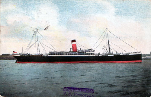 SS Pretorian of the Allan Royal Mail Line.