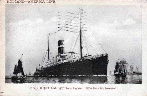 Holland America Line TSS Rijndam