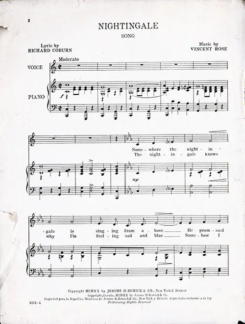 Misic for Piano, Page 1