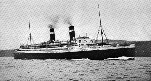 Allan Line Calgarian (17,515 Tons) ca 1913