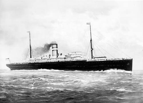 Holland-America Line SS Potsdam - Library of Congress.