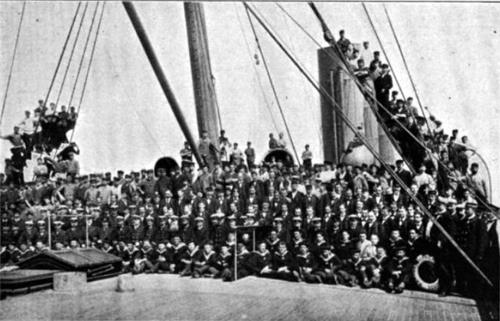 Group of Part of the Crew of the SS Kaiser Wilhelm der Grosse of the Norddeutscher Lloyd, 1900.