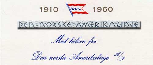 Passenger Lists - Norwegian-America Line (NAL) Available at the Archives 