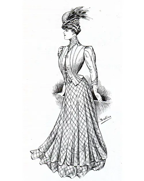 Sketch 3 - Women's Fashions - World Of Dress - 1906