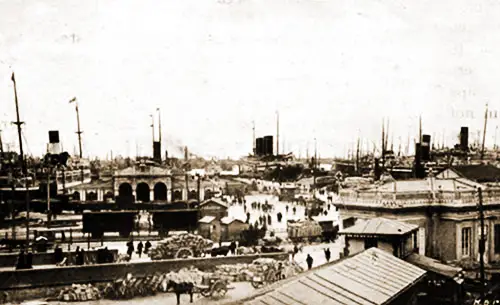 Port of Genoa - 1907