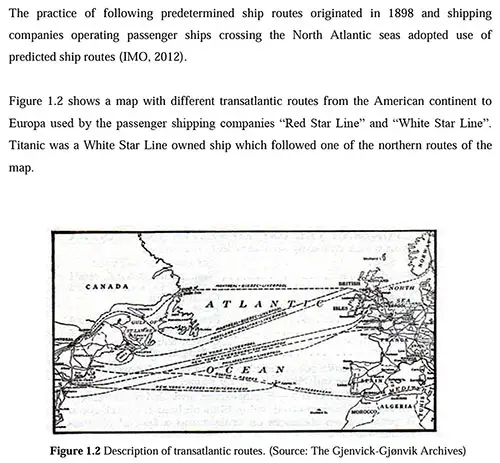Using GG Archives Materials for a Master Thesis. Description of Transatlantic Routes.