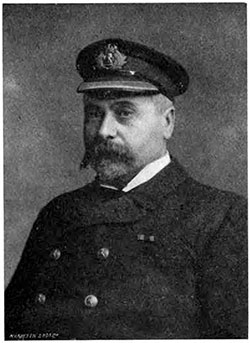 Captain Daniel Dow, Cunard Captains and Chiefs, 1905.