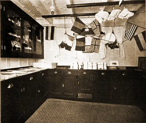 The Little Boutique Shop on Board the Steamship "Lapland" of the Red Star Line, 1909.