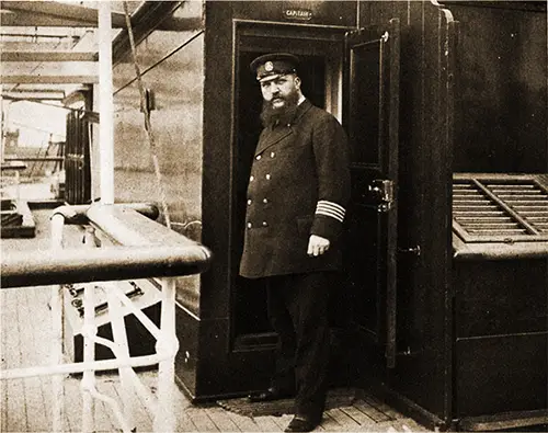 Captain Berends of the Transatlantic Steamship SS Auguste Victoria of the Hamburg America Line.