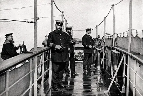 Officers on the Bridge after the Storm.