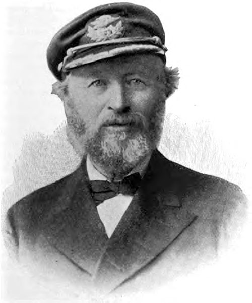 Captain Henry Parsell of the Majestic. The Great Atlantic Liners, May 1895.