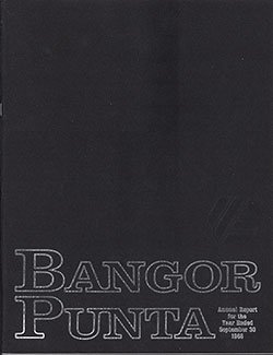 Front Cover of the 1968 Bangor Punta Corporation Annual Report