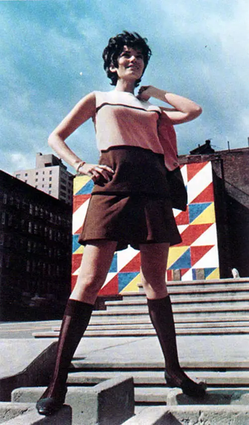 Three Piece Double Knitted Ensemble - 1968 Annual Report