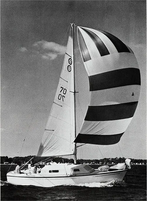 23 ft o'day sailboat