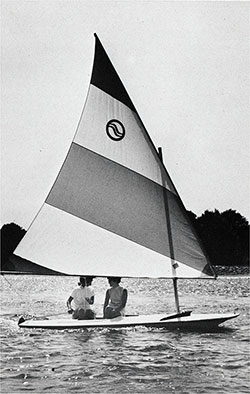 Learning to Sail is Fun on the New 1971 O'Day Super Swift Sailboat.