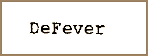 DeFever Trademark Image, USPTO ID # 75163003, Stylized.