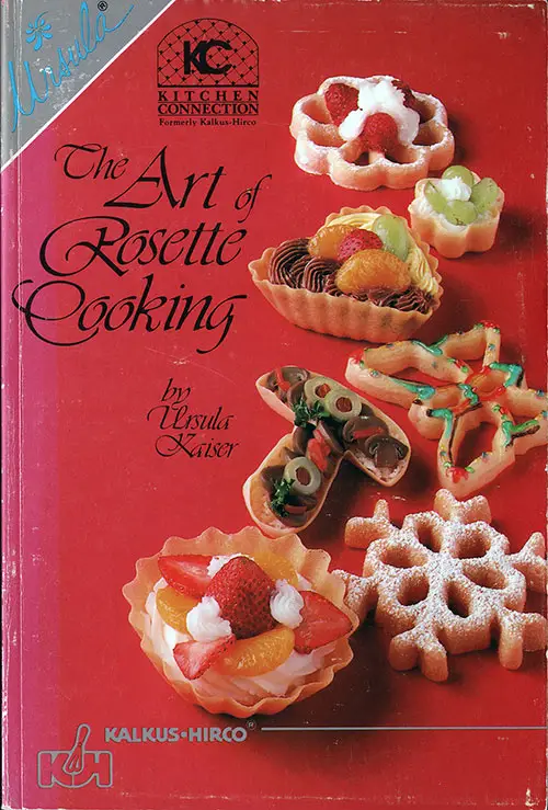 Front Cover, The Art of Rosette Cooking.