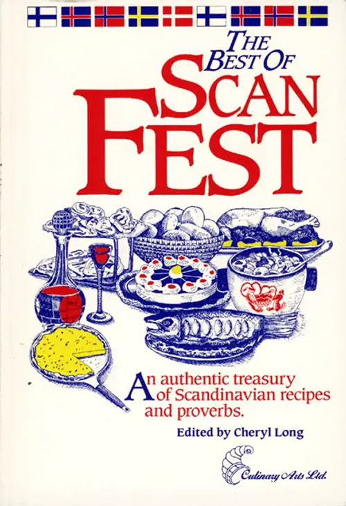 Front Cover, The Best oScan Fest: An Authentic Treasury of Scandinavian Recipes and Proverbs, 1992.