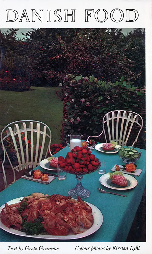 Back Cover, Danish Food, 1964.