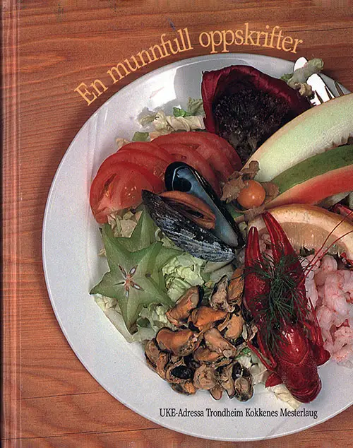 Front Cover, En Munnfull Oppskrifter (A mouthful of Recipes), 1993.
