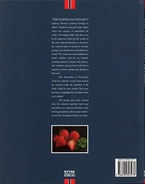 Back Cover, The Norwegian Kitchen, 1993.