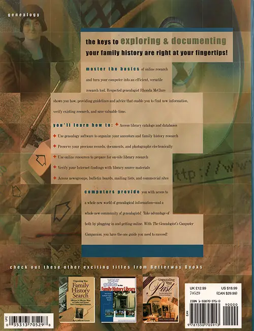 BackCover - The Genealogist's Computer Companion