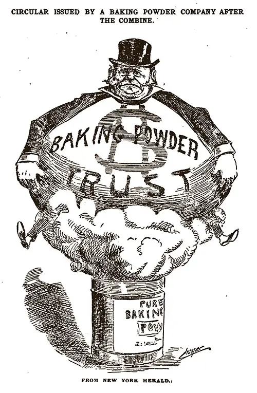 Circular Issued by a Baking Powder Company after the Combine. From the New York Herald.