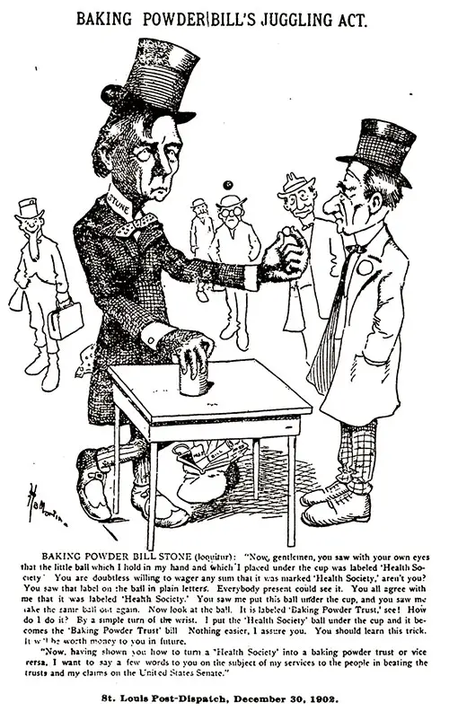 Baking Powder Bill's Juggling Act. St. Louis Post-Dispatch, December 30, 1902.