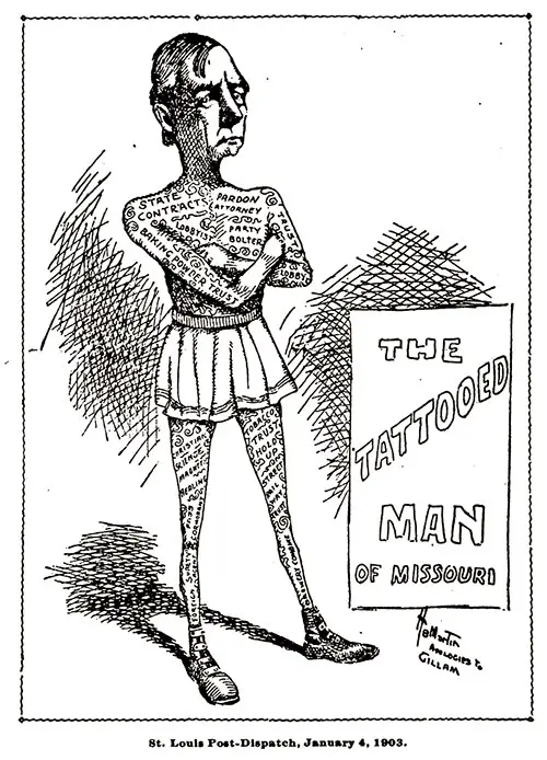 The Tattooed Man of Missouri. St. Louis Post-Dispatch, January 4, 1903.