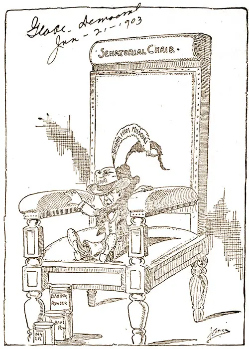 Illustrating Certain Shrinking Qualities. The Globe-Democrat, 21 January 1903.