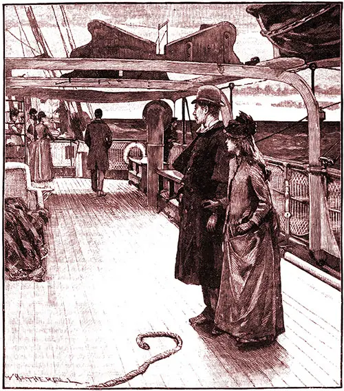 Couple on the Promenade Deck