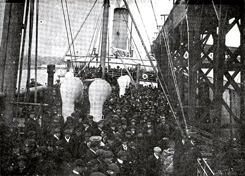 British Immigrants Ready to Land at St. John, New Brunswick.