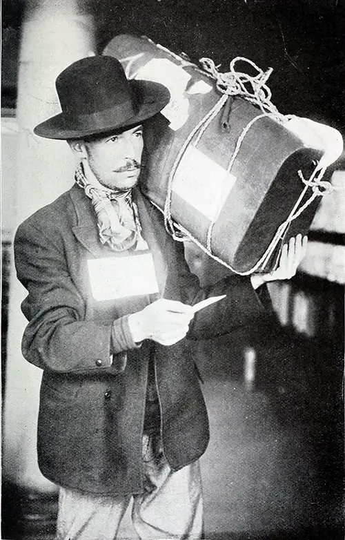 Mr. Broughton Brandenberg as He Passed Through Ellis Island.