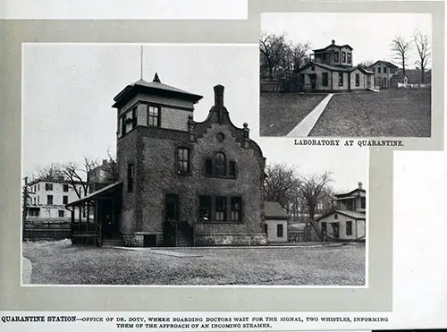 Quarantine Station and Adjacent Laboratory at Ellis Island