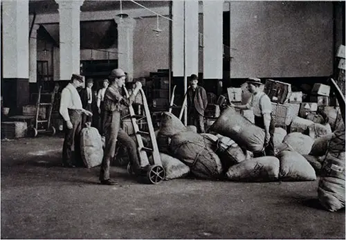 The Baggage Room at Ellis Island, 1902.