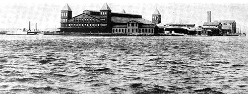 Ellis Island Before the Fire on 14-15 June 1897 That Destroyed so Many Buildings.