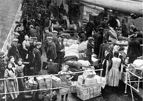 Steerage Passengers on Their Way to Ellis Island.