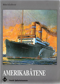 Front Cover, Amerikabåtene (Passenger Ships of the Norwegian-America Line), 1984.