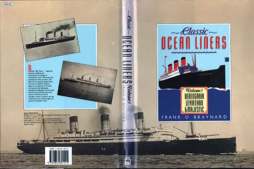Dustjacket - Classic Ocean Liners, Volume 1: Berengaria, Leviathan, & Majestic