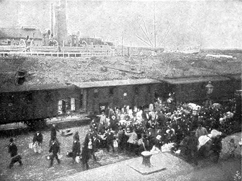 The Arrival of Steerage Passengers at Bremerhaven, Germany.