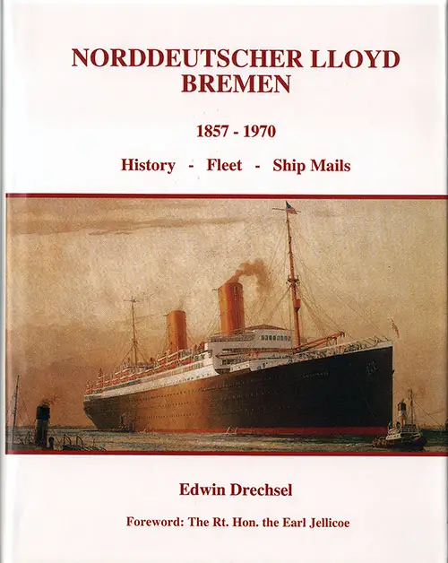 Cover from 1994 Book (Vol. 2) on the History of the Norddeutscher Lloyd Bremen 1857-1970.