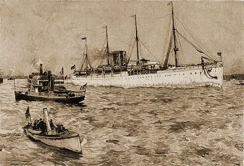 The North German Lloyd Steamer SS Kaiser Wilhelm II.