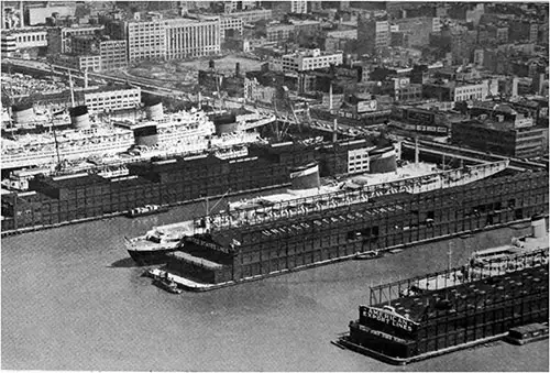 Passenger Ocean Liners SS Independence, SS United States, SS Liberté, and RMS Queen Elizabeth
