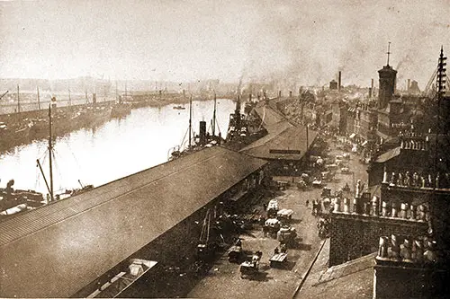 View of Glasgow, Upper Harbour, Looking Westerly, ca 1912.