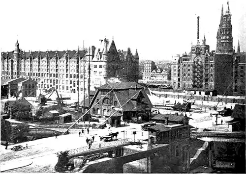 A Partial View of the Free Port of Hamburg.