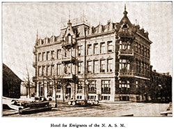 GGA Image ID # 19f4ffcbc9 Hotel for Emigrants of the N. A. S. M. Holland-America Line at Rotterdam.