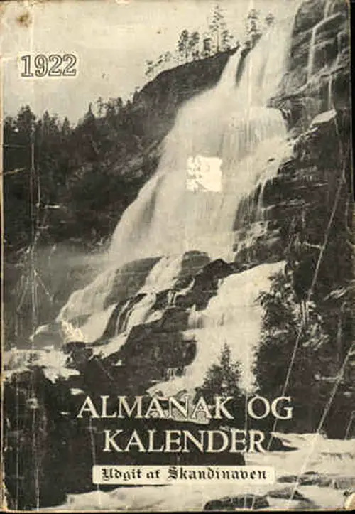 Front Cover, Skandinaven's Almanak og Kalender 1922