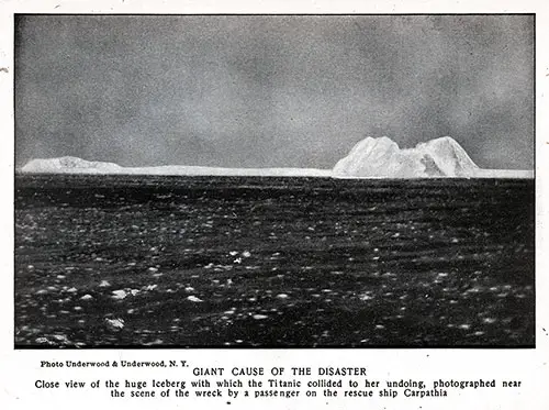 Iceberg - Giant Cause of the Disaster. 